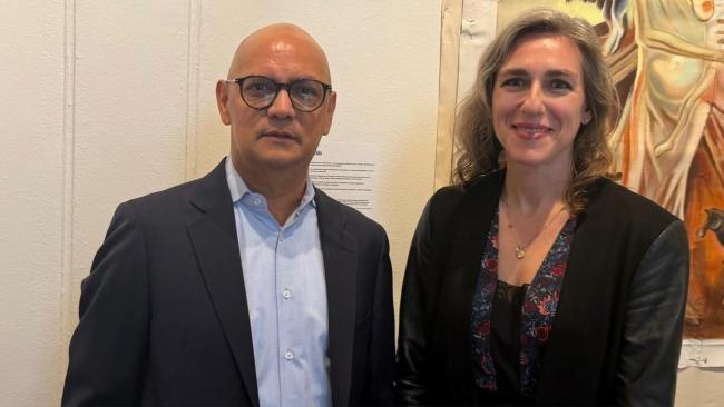 Carlos Quesada y Christina Fetterfhoff.