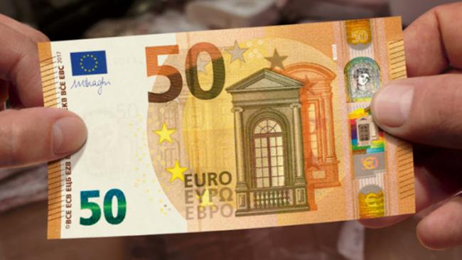 Un billete de 50 euros.