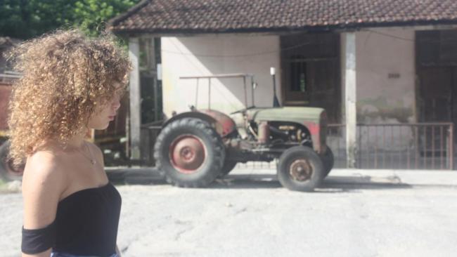 Una mujer en Cuba.