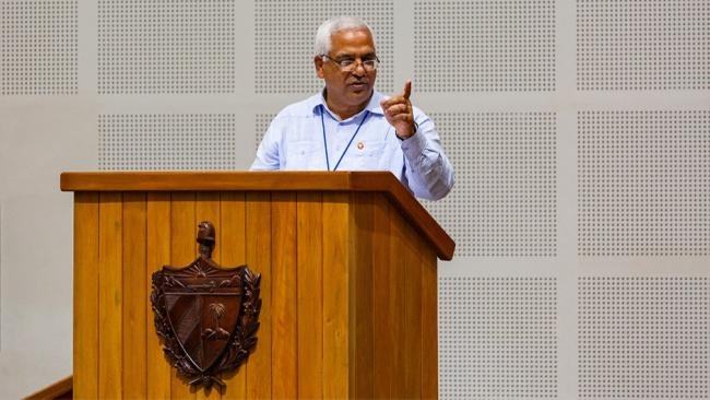 El presidente del Tribunal Supremo Popular de Cuba, Oscar Silvera Martínez.