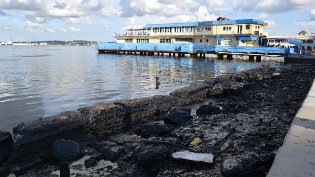Una zona de la Bahía de La Habana en 2015.