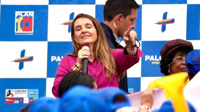 Paloma Valencia, candidata a la presidencia de Colombia.