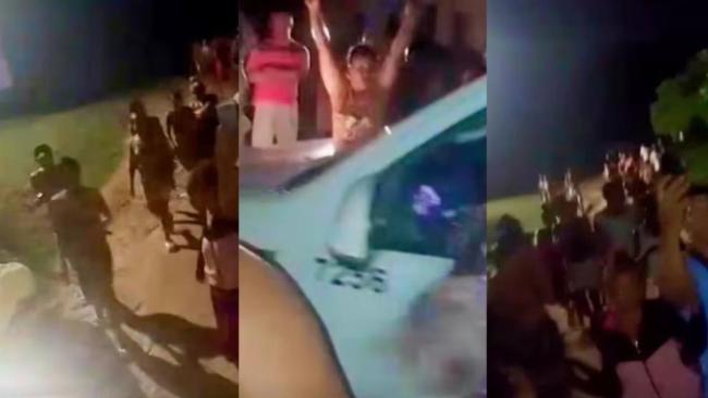 Protesta en Palmarito de Cauto el 15 de noviembre de 2024.