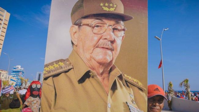 Imagen de Raúl castro durante un acto oficial en La Habana.