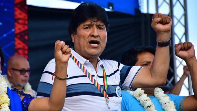 Evo Morales.