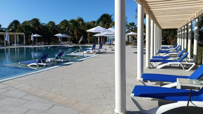 Un hotel vacío en Cuba.