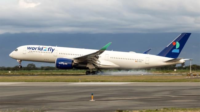 Avión de World2Fly.