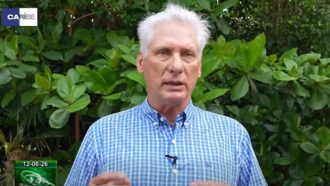 Miguel Díaz-Canel al anunciar las reformas económicas.