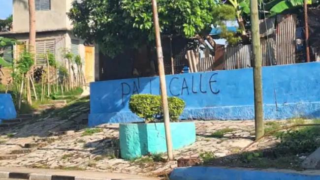 Pintada en Contramaestre, Santiago de Cuba.