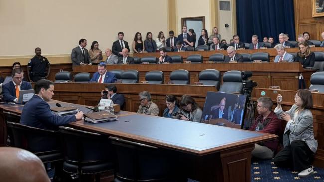 Marco Rubio  ante el Comité de Asuntos Exteriores de la Cámara de Representantes de EEUU.