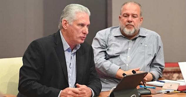 Miguel Díaz-Canel y Manuel Marrero.