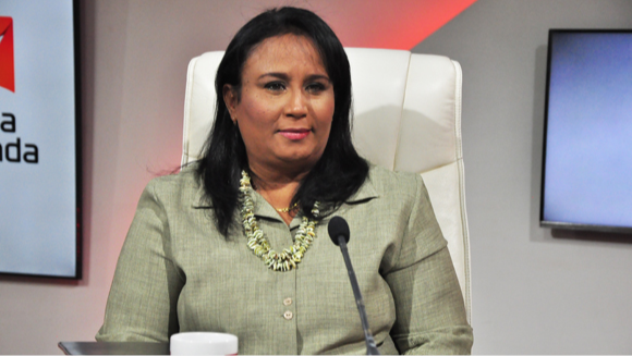 La viceministra cubana de Salud Carilda Peña García.