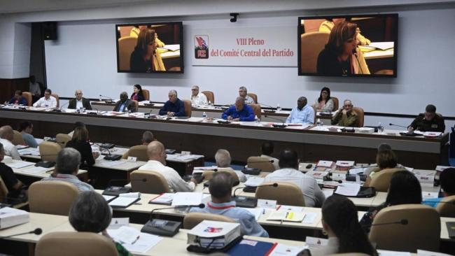 Pleno del PCC celebrado en 2023.