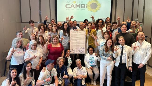 Presentación en Madrid del Acuerdo de Liberación.