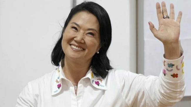Keiko Fujimori, ganadora de las elecciones presidenciales en Perú.