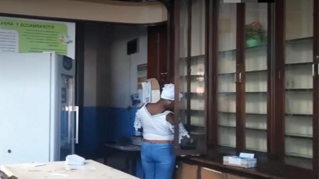 Una farmacia desabastecida en Cuba.