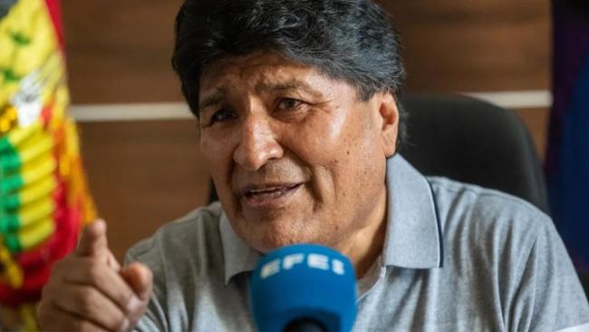 El expresidente de Bolivia Evo Morales.