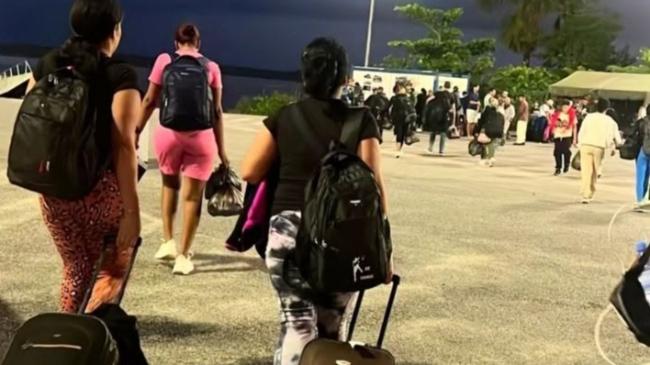 Migrantes cubanos en Brasil.