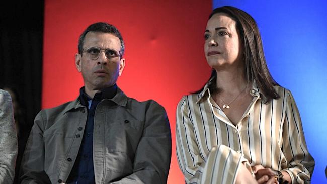 Henrique Capriles y María Corina Machado.