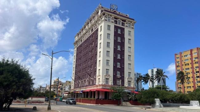 Vista del Hotel Presidente del Vedado, La Habana.