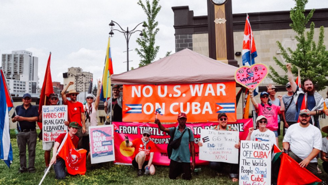 Acción de un grupo afín al régimen cubano en EEUU.