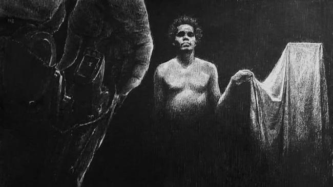 Luis Manuel Otero Alcántara en una obra de Raichel Carrión.
