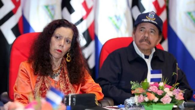 Daniel Ortega y Rosario Murillo.