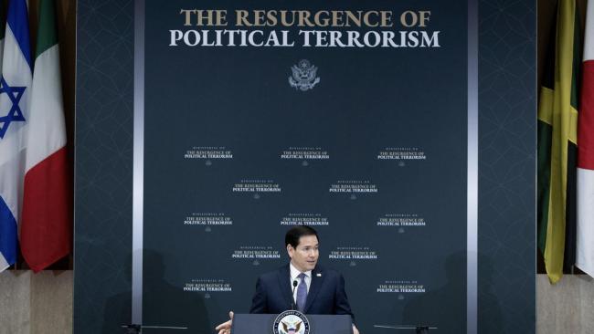 Marco Rubio este jueves en Washington.