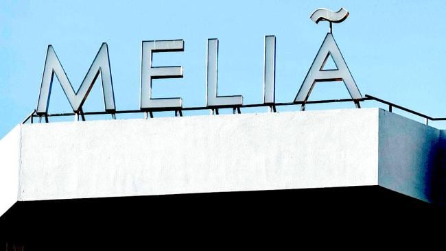 Logotipo de Meliá. 