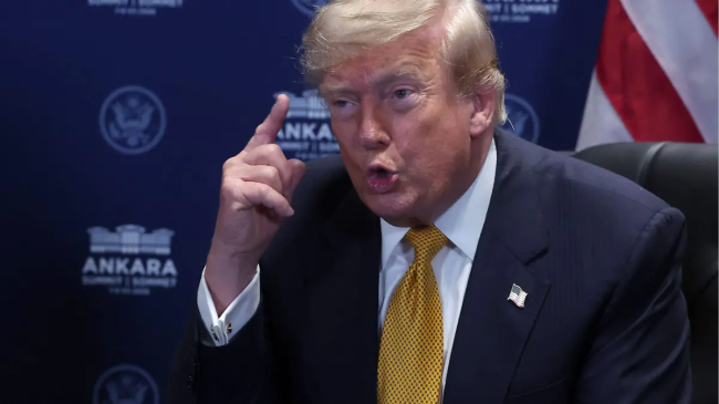 Donald Trump en Ankara.