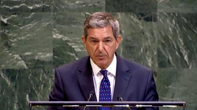 Stavros Lambrinidis, jefe de la delegación de la UE ante la ONU.