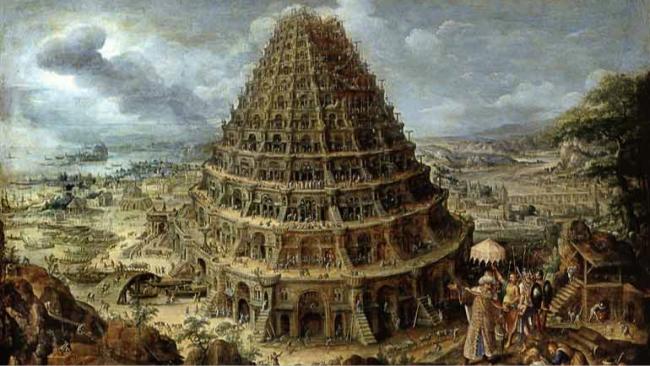 'Construcción de la Torre de Babel' de Maerten van Valkenborch.