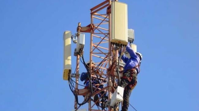 Antena de telecomunicaciones en Cuba.