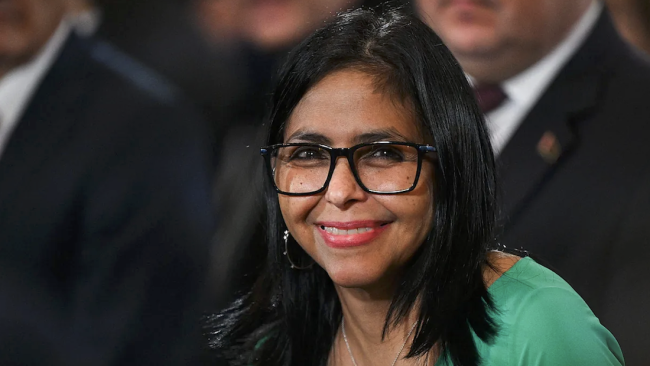 La presidenta interina de Venezuela, Delcy Rodríguez.