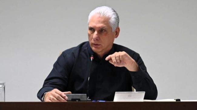 Miguel Díaz-Canel en La Habana.