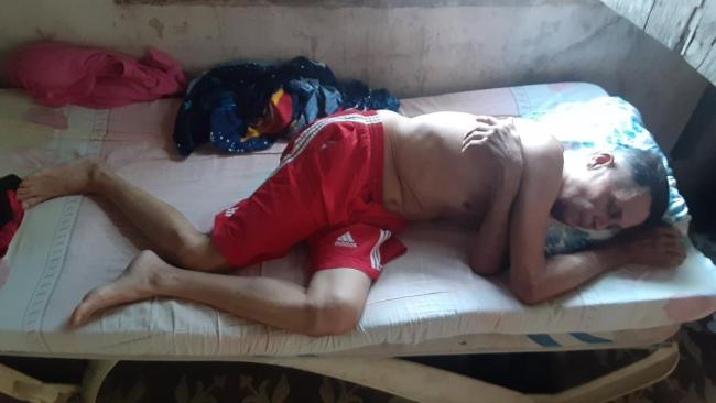 El activista Guillermo del Sol tras 57 días en huelga de hambre.