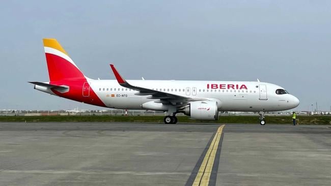 Avión de Iberia.