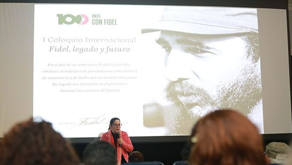 Una actividad en el Centro Fidel Castro.
