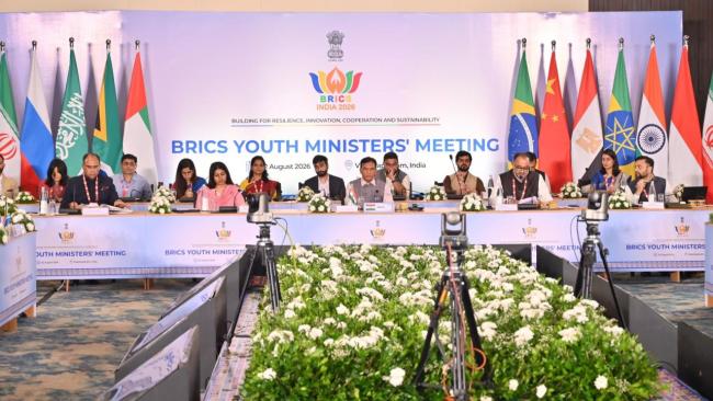 Reunión de ministros de los países BRICS previo a la cumbre de la organización.