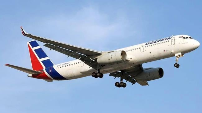 Avión de Cubana de Aviación.