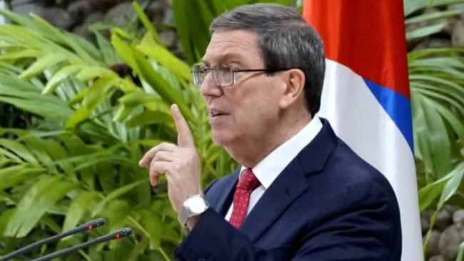 El canciller cubano, Bruno Rodríguez Parrilla.