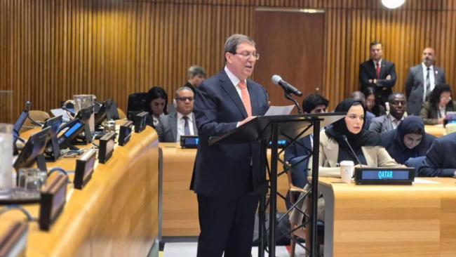 Bruno Rodríguez Parrilla en la ONU.
