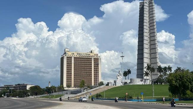 Vista de la Plaza de la Revolución en La Habana.