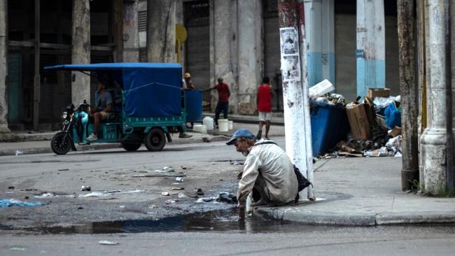 Una calle de La Habana.