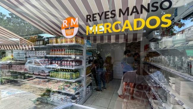 Un mercado privado en Cuba.