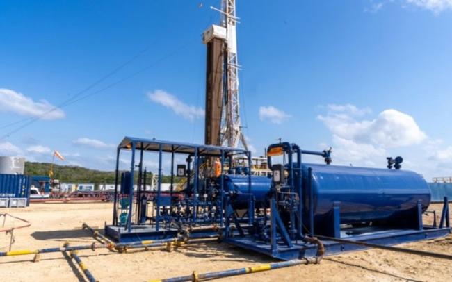 Instalaciones petroleras en Cuba.