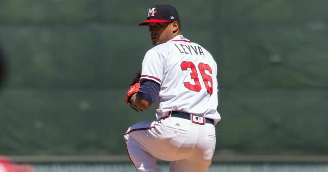 El pitcher Elián Leyva.