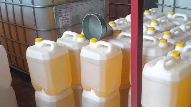 Venta de gasolina importada en La Habana.
