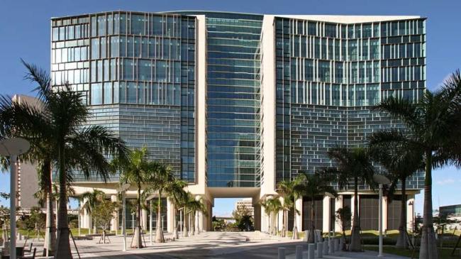 Palacio de Justicia Federal Wilkie D. Ferguson Jr., en Miami, donde tuvo lugar el juicio.