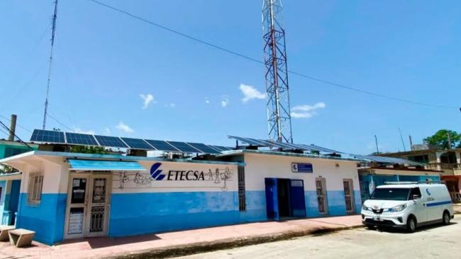 Radiobase de ETECSA en Santiago de Cuba.